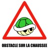 Mug - okiWoki - Obstacle sur la chaussée - Nintendo - Fond Noir