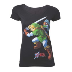 T-shirt Bioworld - Zelda Ocarina of Time - M Femme 
