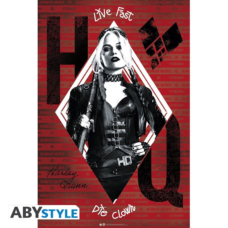 Poster - Suicide Squad 2 - Harley Quinn - roulé filmé (91.5x61)