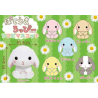 Lapin qui Sifflent - Sofubi Mascot - 4cm - Assortiment de 6