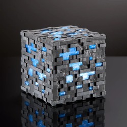 Réplique collector - Minerai de diamant lumineux - Minecraft</br>
