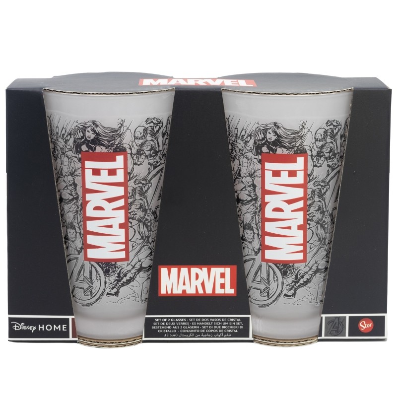 Pack de 2 Verres - Héros - Marvel