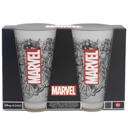 Pack de 2 Verres - Héros - Marvel