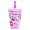 Gobelet avec Paille - Kuromi Cherry & Spoon - Sanrio