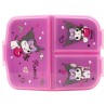 Boite à Repas - Kuromi Cherry & Spoon - Sanrio - Multi Compartiments