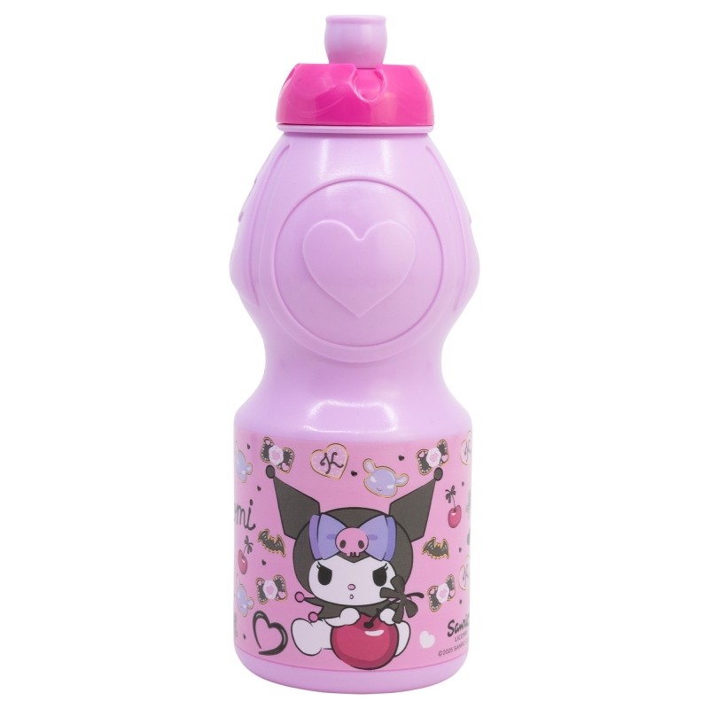 Gourde en Plastique - Kuromi Cherry et Spoon - Sanrio