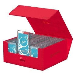 Boîte à Cartes Treasurehive 90+ - XenoSkin Rouge