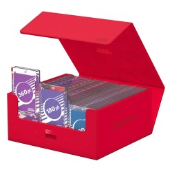 Boîte à Cartes Treasurehive 90+ - XenoSkin Rouge