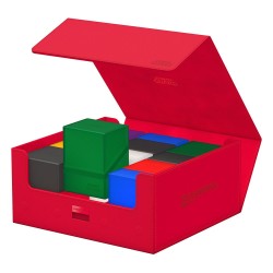 Boîte à Cartes Treasurehive 90+ - XenoSkin Rouge
