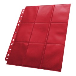 Pages Classeur Side-Loading - 18-Pocket (50ct) - Rouge