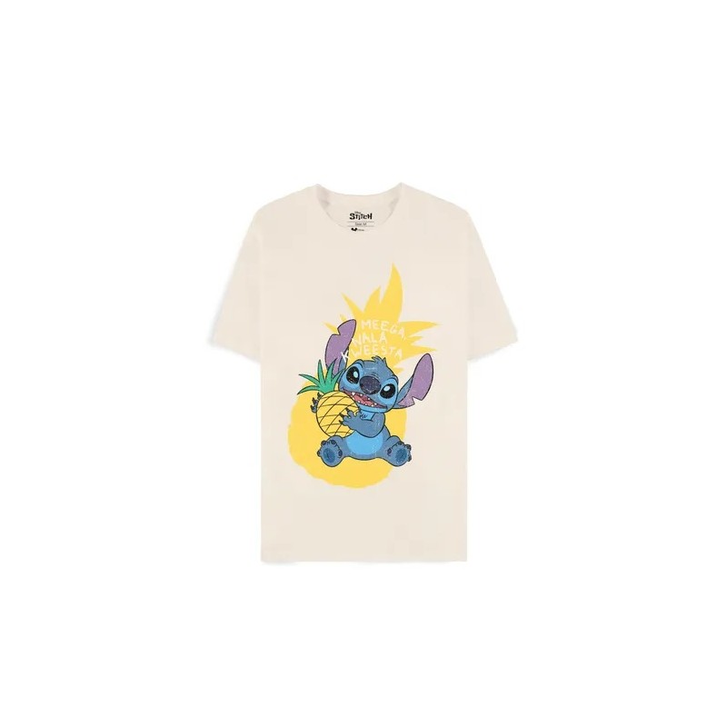 T-shirt - Stitch et ananas - Lilo et Stitch - L Unisexe 