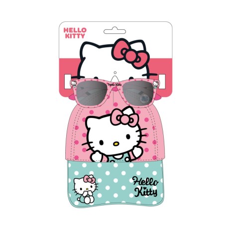 Set Casquette Baseball & Lunettes Enfant - Kitty Spots - Sanrio - Unisexe 