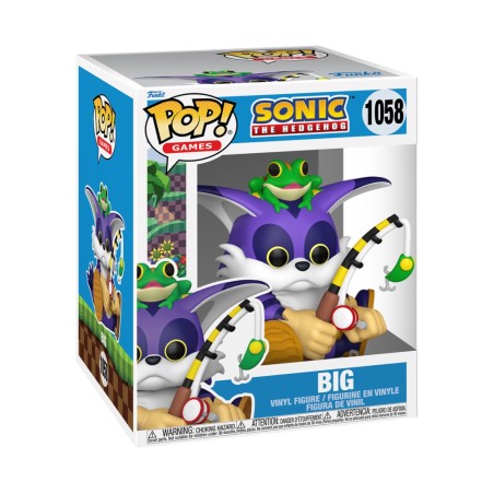 Big the Cat & Froggy - Sonic (1058) - POP Games - Oversize