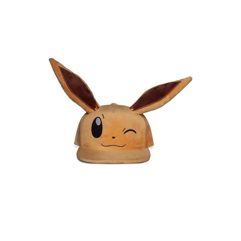 Casquette Snap Back - Evoli clin d'oeil - Pokemon - U Unisexe 