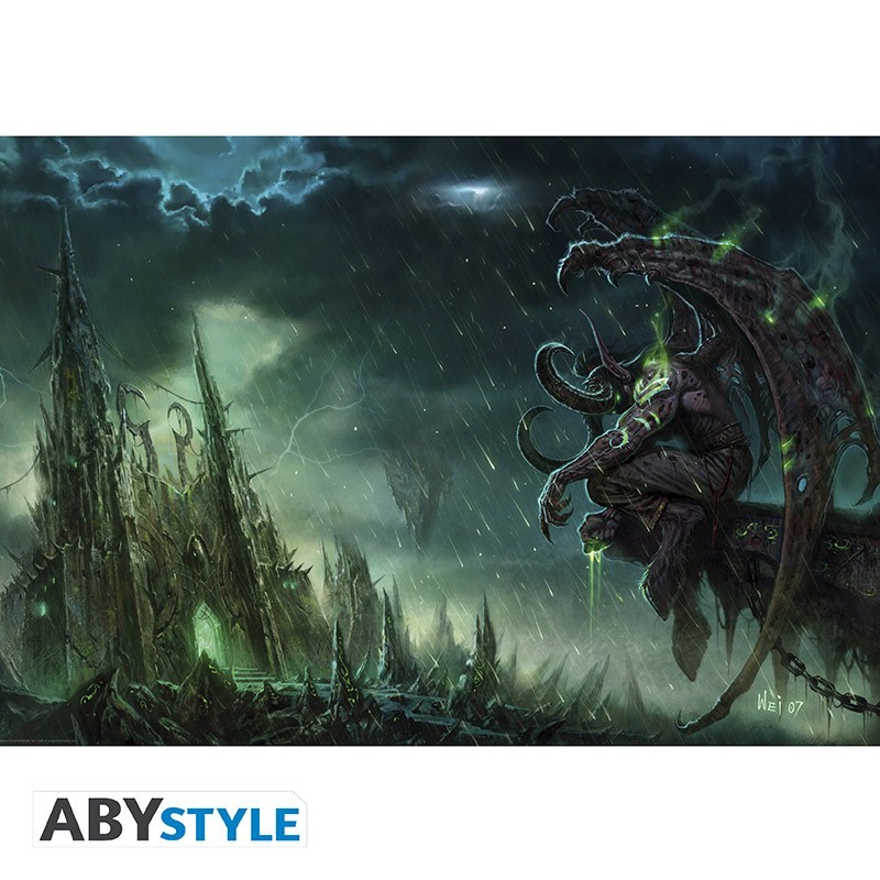 Poster - World of Warcraft - Illidan Hurlorage - roulé filmé (91.5x61)