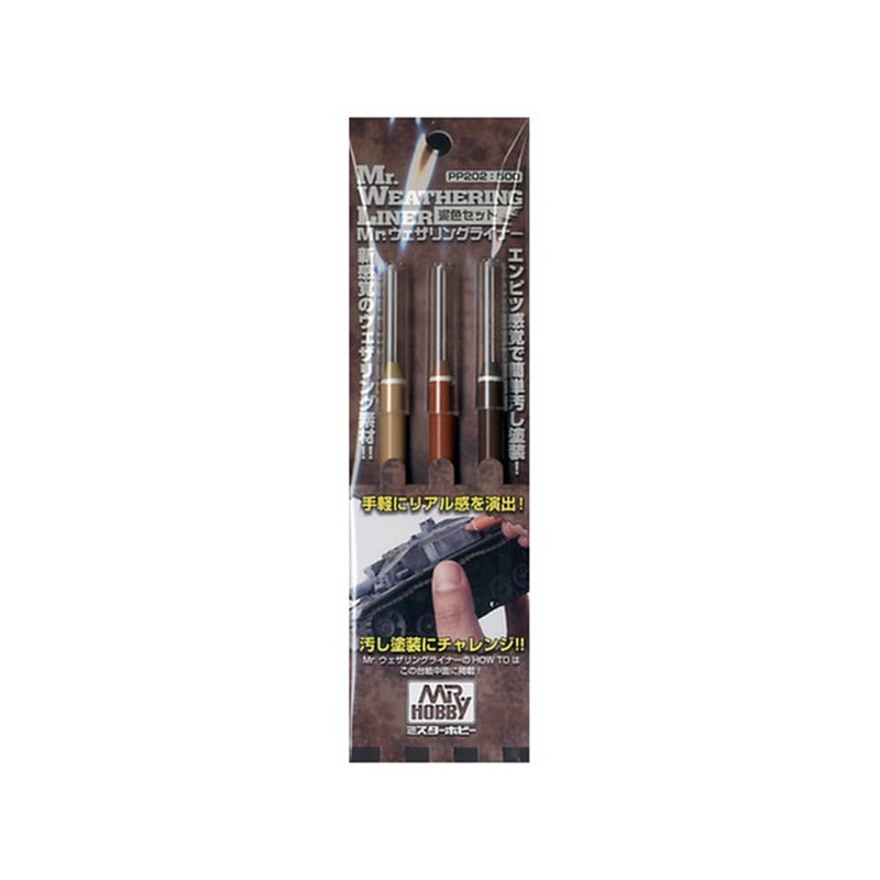 Set 3 crayons - Mud - Mr. Weathering