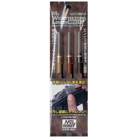 Set 3 crayons - Mud - Mr. Weathering