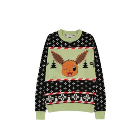 Pull de Noël - Pokemon - Evoli - XS Unisexe 