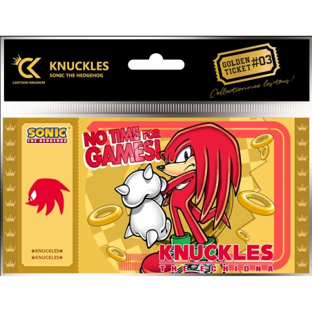 Golden Ticket - Knuckles - Sonic the Hedgehog