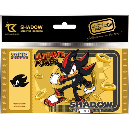 Golden Ticket - Shadow - Sonic the Hedgehog