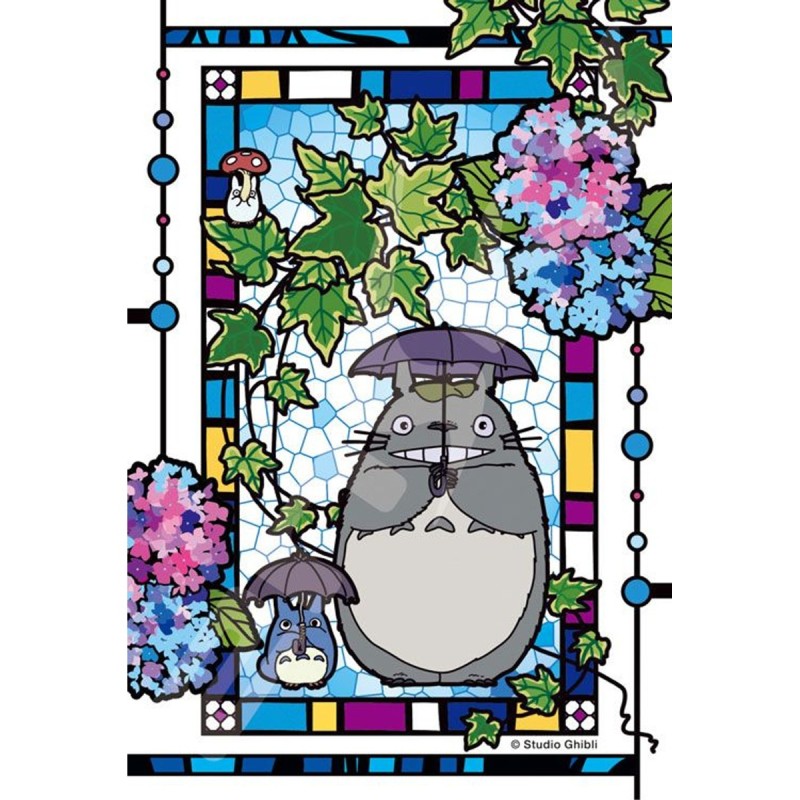 Puzzle Vitrail - Totoro w/ parapluie - Mon Voisin Totoro - 126 pcs
