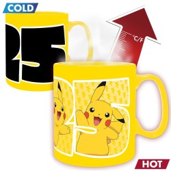 Mug - Thermo Réactif - Pikachu 25 - Pokemon