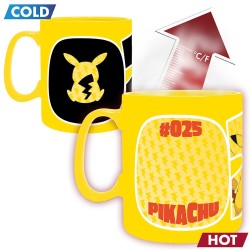 Mug - Thermo Réactif - Pikachu 25 - Pokemon