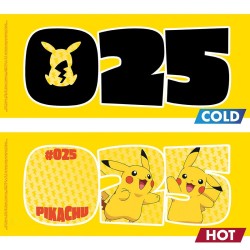 Mug - Thermo Réactif - Pikachu 25 - Pokemon