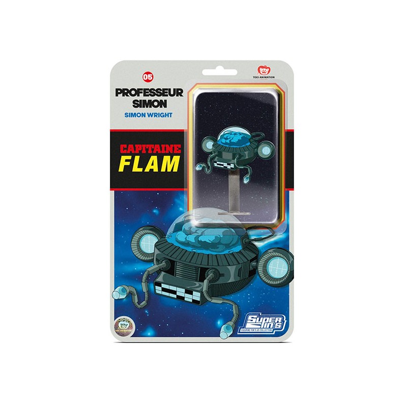 Pin's - Professeur Simon - Capitaine Flam