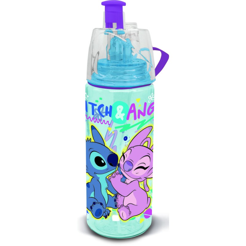 Gourde avec pulvérisateur - Stitch & Angel - Lilo & Stitch