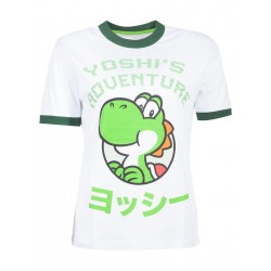 T-shirt - Nintendo - Super Mario - Yoshi Adventure - S Homme 