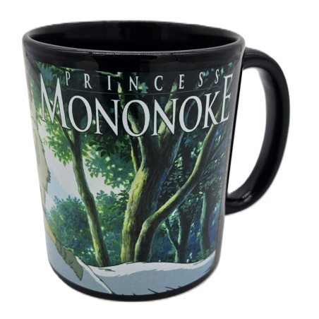 Mug - San & Moro (Noir) - Princesse Mononoke