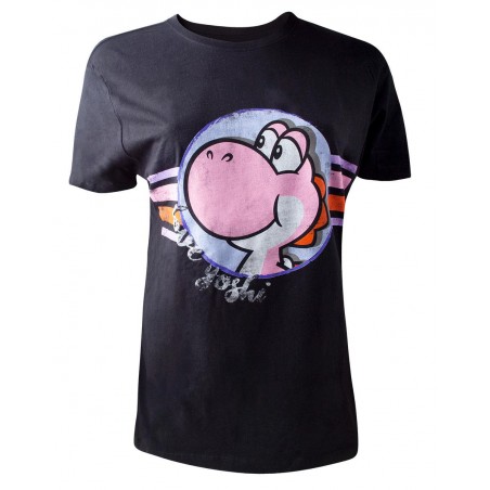 T-shirt - Nintendo - Super Mario - Yoshi rose - S Unisexe 