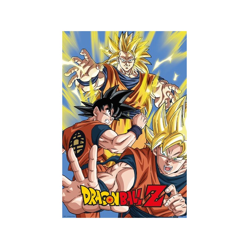 Poster - Dragon Ball Z - Goku - roulé filmé