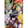 Poster - Arc Cell - Dragon Ball Z - Roulé et filmé