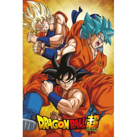 Poster - Son Goku - Dragon Ball Super - Roulé et filmé