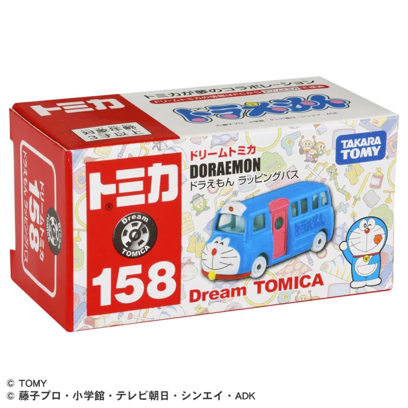 Dream Tomica (158) - Doraemon - Wrapping Bus - Doraemon