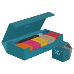 Boîte à Cartes Superhive 550+ - XenoSkin Bleu Pétrole