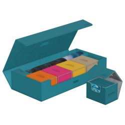 Boîte à Cartes Superhive 550+ - XenoSkin Bleu Pétrole