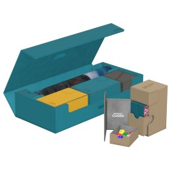 Boîte à Cartes Superhive 550+ - XenoSkin Bleu Pétrole