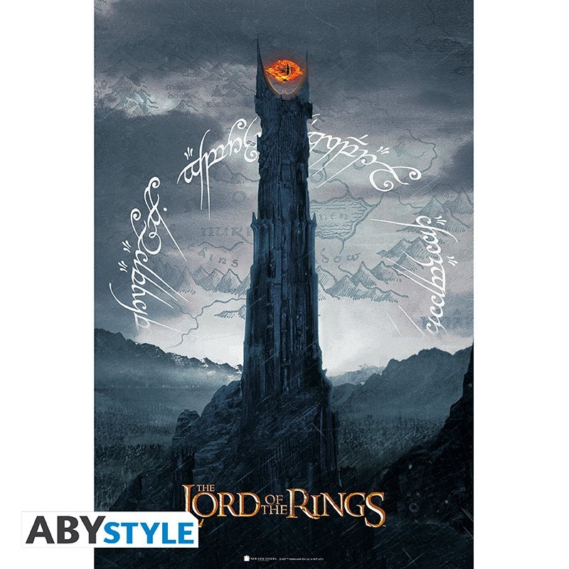 Poster - Lord of the Rings - Tour de Sauron - roulé filmé (91.5x61)