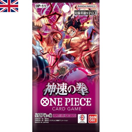 JCC - Booster - OP-11 - "Fist of Divine Speed" - One Piece (EN) - (24 boosters)