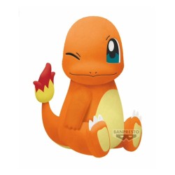 Peluche - Salamèche assis -...