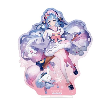 Acrylique - Miku Rose (Lot D) - Snow Miku - Vocaloïd - Ichibanshô BNP62441
