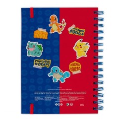 Carnet à Spirale - Starters & Pikachu - Pokemon