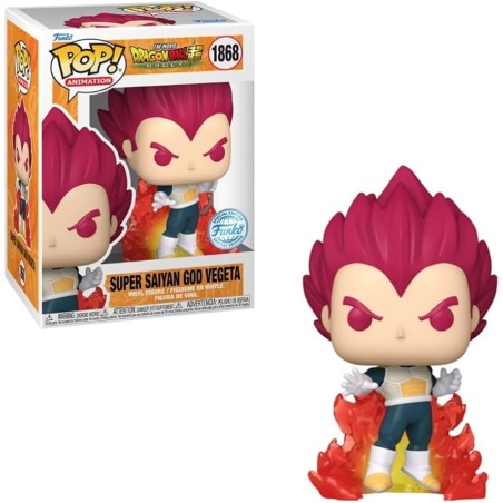 Super Saiyan God Vegeta - Dragon Ball (#1868) - POP Animation - Special Edition