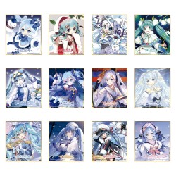 Shikishi Mini - Muguet Miku (Lot H) - Snow Miku - Vocaloïd - Ichibanshô BNP62441