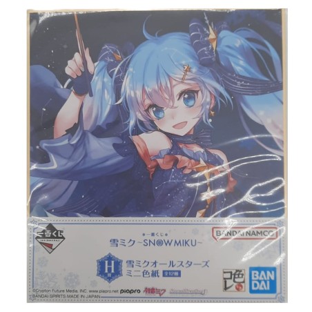 Shikishi Mini - Maestro Miku (Lot H) - Snow Miku - Vocaloïd - Ichibanshô BNP62441