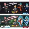 Mug - Thermo Réactif - Saiyans vs Black - Dragon Ball