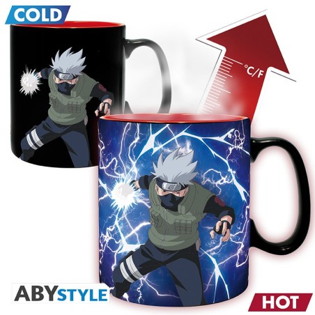 Mug - Thermo Réactif - Kakashi vs Itachi - Naruto Shippuden